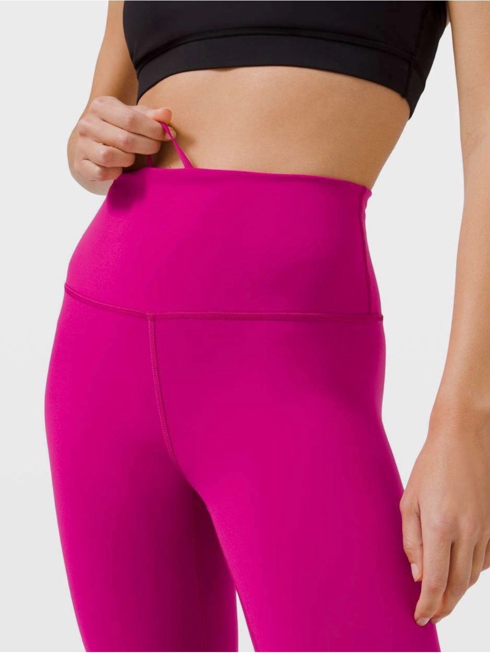 lululemon Wunder Train High-Rise in Ripened Raspberry (Like New) - Picture 2 of 4
